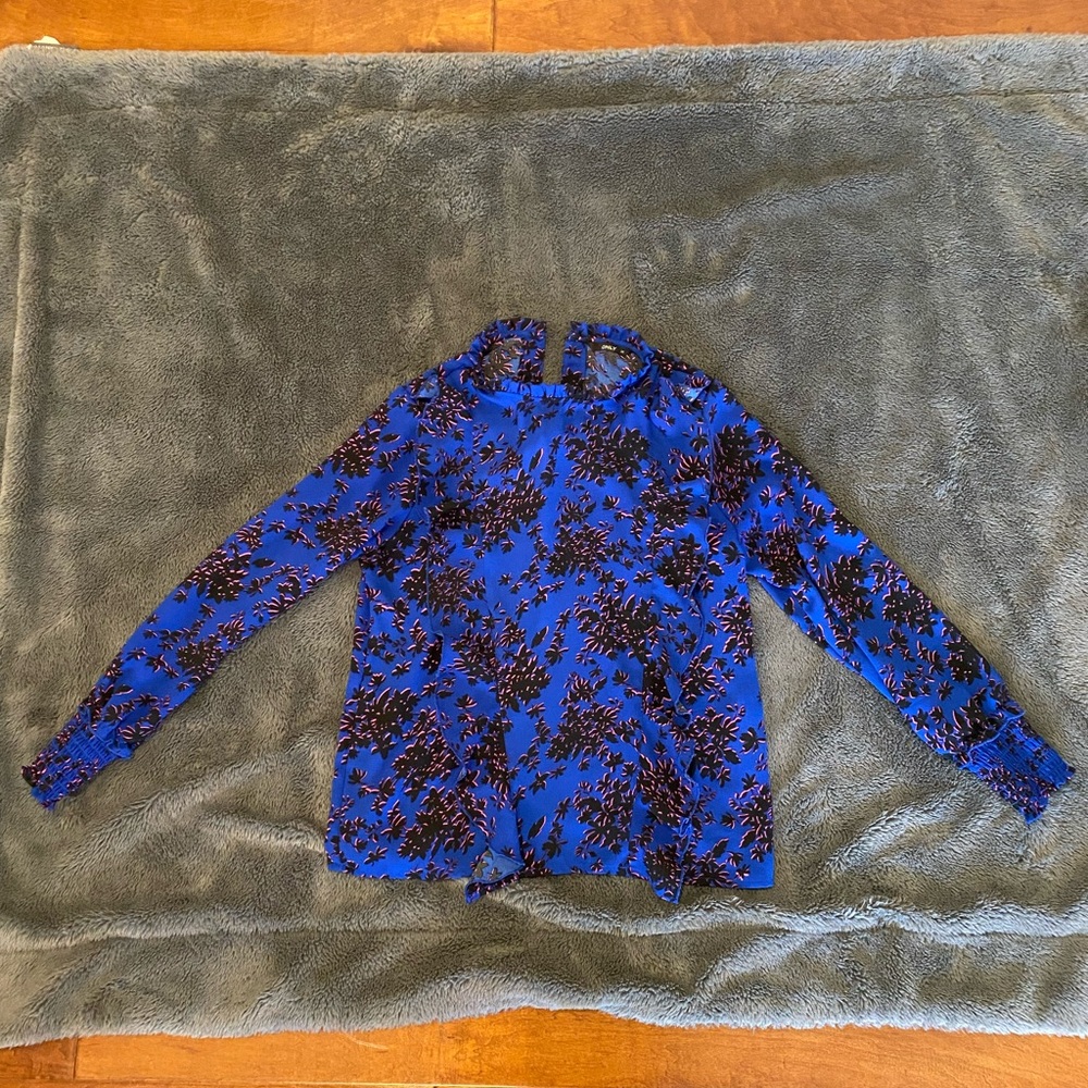 Beautiful blue ASOS blouse.
